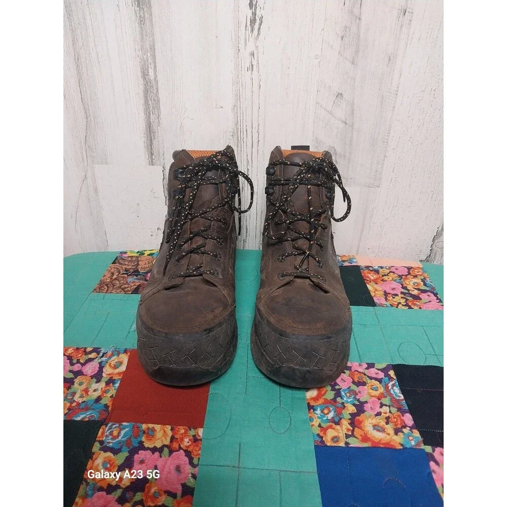 Timberland Pro Mens Summit 6” A225Q Brown Composite Toe Work Boots Size 8.5 M